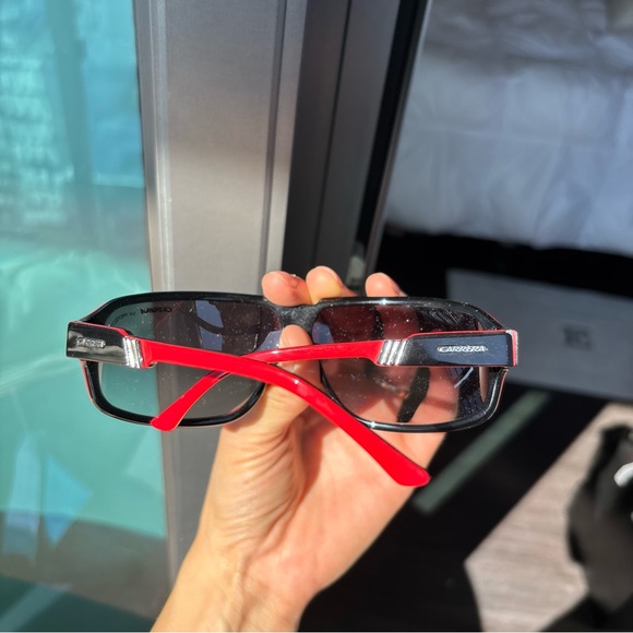 Carrera Black and Red Sunglasses - Picture 5 of 7